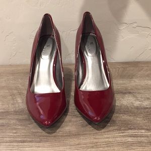 Dark red Worthington high heels